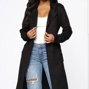 Fashion Nova trench coat (New)